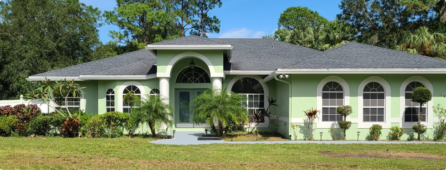 Exterior Home painted in Palm City, FL.